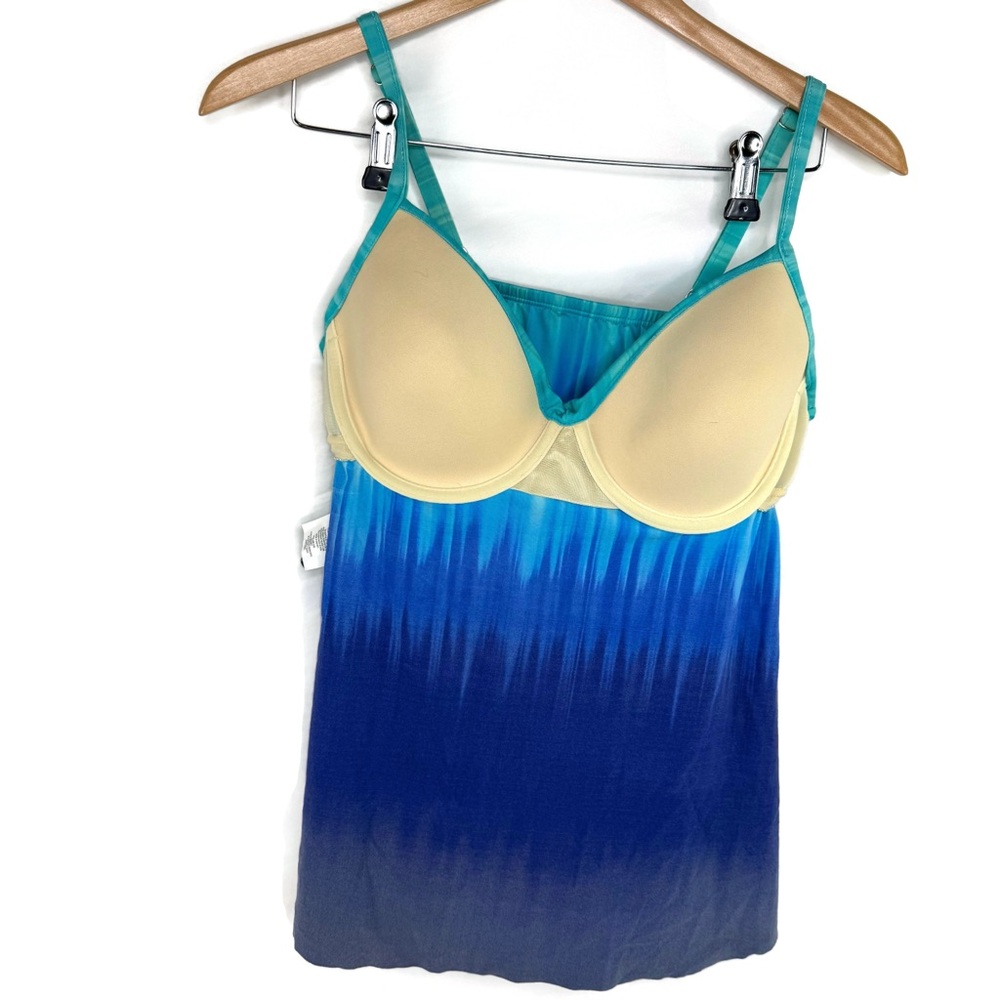 Miraclesuit Oceanic Blue Swimwear Underwire, sewn in cups size 10 - Picture 4 of 7